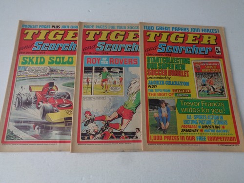 Tiger and scorcher comics - x,
