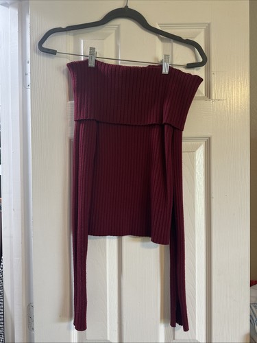 Lulus strapless sweater shirt - strapless,