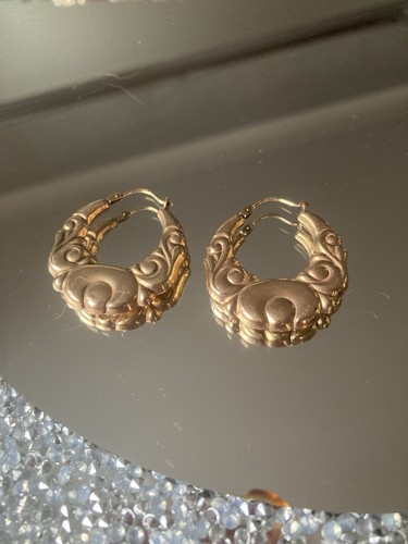 Vintage 9ct gold large - 9ct, fancy