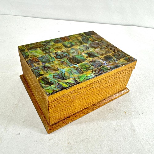 Paua shell mosaic - mosaic, box