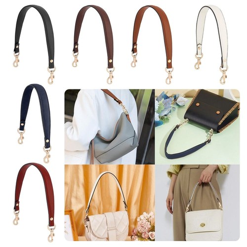 Leather bag hand strap - leather,