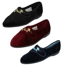 Ladies Freestep Hook & Look Slippers KV7R84/KV7R85