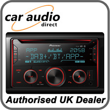 Pioneer FH-S820DAB - Double DIN CD Tuner with Bluetooth, USB, Multi Colour, DAB