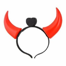 Womens Kids Red Plastic Devil