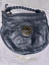 Mulberry Daria Black Grainy Leather Medium Hobo Bag
