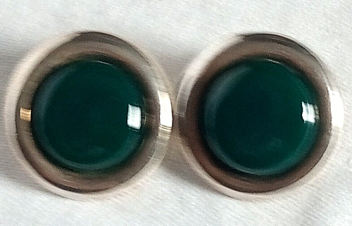 Big vintage 925 silver round