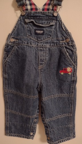Oshkosh baby bib overalls blue - oshkosh,