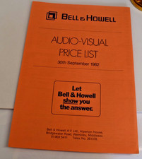Bell howell audio visual - &,