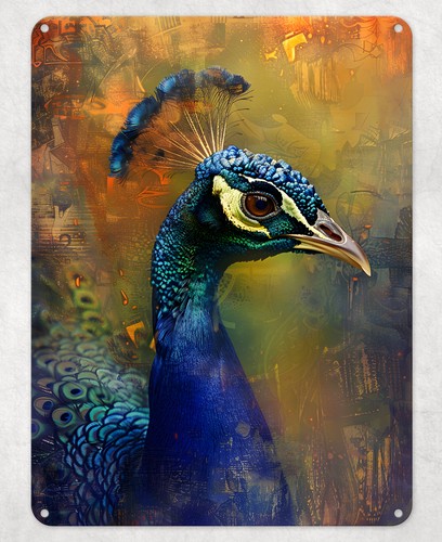 Abstract peacock head bird - peacock,
