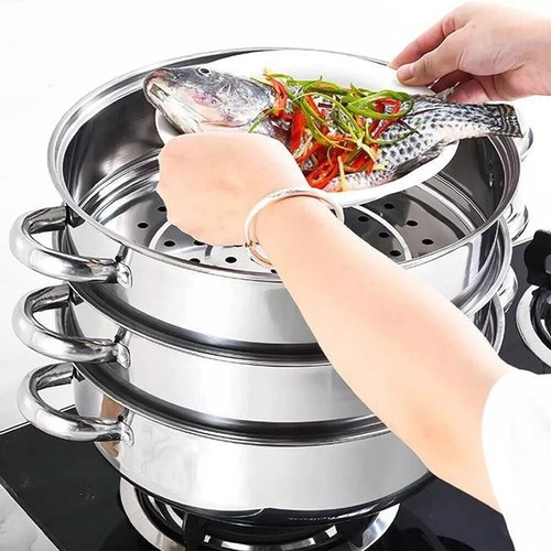 Stainless steel steamer pot - stainless,