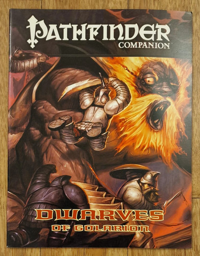 Rpg book dwarves - of, golarion