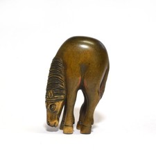 Netsuke Horse Japanese Boxwood