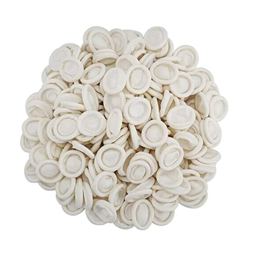 100pcs white latex finger - 100pcs,