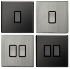 Single double light switch - single,