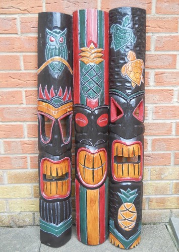 New design carving wooden tiki - new,
