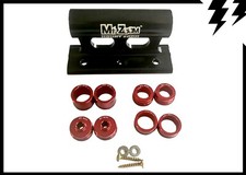 Mt Zoom Cycle/Bike Fork holder/mount for car roof rack/van floor + 4 adaptors