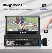 Single Din Car Stereo with Sat Nav / Mirror Link for Android / iOS, 7