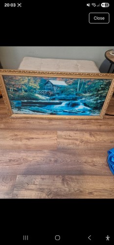 Framed realism landscape - framed,