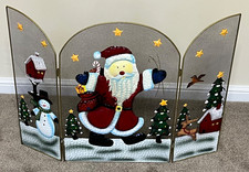 Premier 63cm Santa Christmas Fireguard