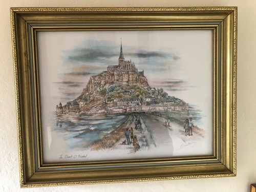 Framed rare bernadette voz - bernadette,