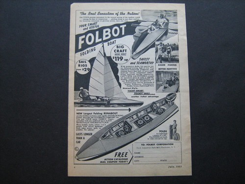 1953 folbot folding - 1953, "folbot"