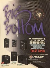 1999 Peavey SP Series Subwoofers PRINT AD Super Performance Big Bottom VTG 1990s