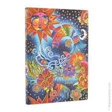 Paperblanks 2026 12-Month Whimsical Creations Weekly Midi Vertical Softbak Diary
