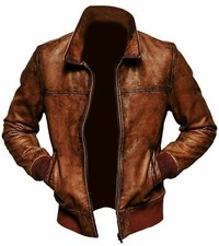 MEN'S BIKER DISTRESSED BROWN