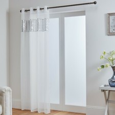 Sparkle Voile Eyelet Curtain
