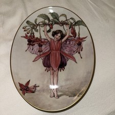 Brand New Royal Worcester The Fuchsia Fairy plate 75th Anniversary plate