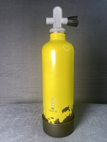Tank h20 yellow water bottle - h20,