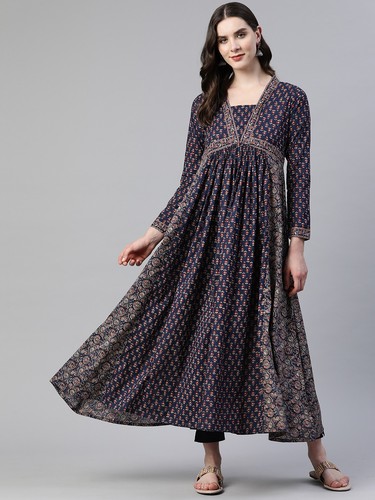 Indian women blue multi - women, &