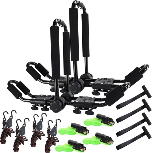 Folding kayak roof rack - folding,
