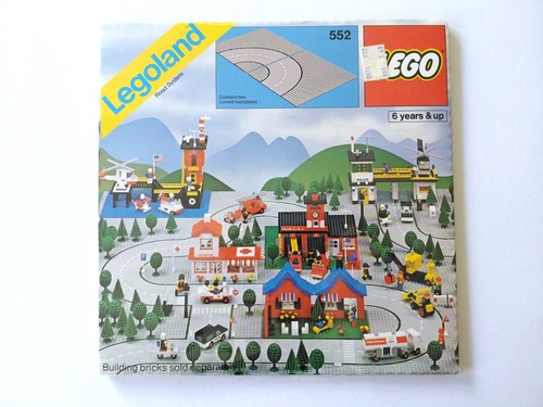 Vintage lego 552 curved road - 552,