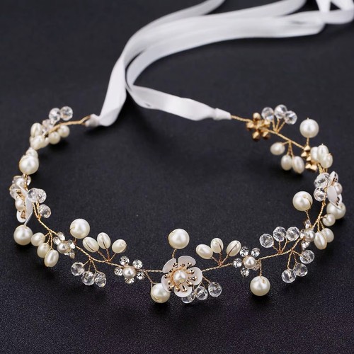 Bride crystal headband - bride,