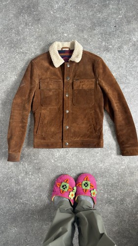 Superdry men brown suede - superdry,