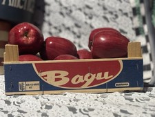 Primitive Wooden Apples CRATE