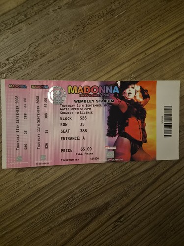 Madonna sticky and sweet tour - sticky,