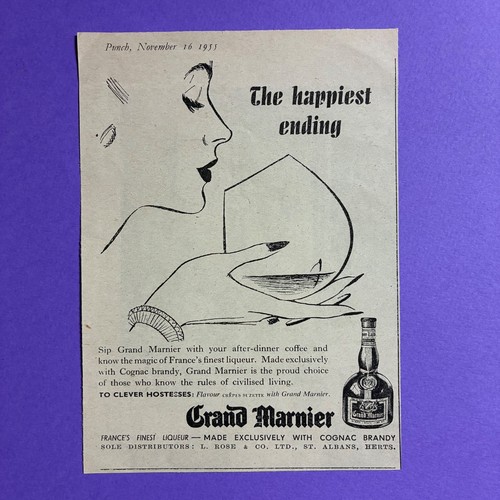Grand marnier liqueur - marnier, 1955