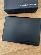 Porsche Design P3300 black leather passport wallet