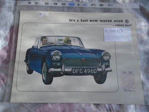 Midget mkiii range brochure - mg,