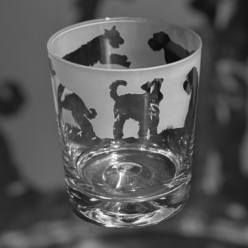 Giant schnauzer dog frieze - giant,