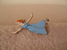 DLR & WDW Flying Wendy Darling From Peter Pan Disney Pin Badge