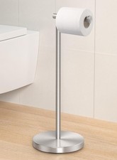 KES Toilet Roll Holder Free Standing with Weighted Base, Pedestal Bathroom Toil