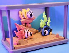 Tropical fish with aquarium - tropical,