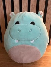 Squishmallows Hank The Hippo 7.5 Inch/19cm Turquoise Teal Super Soft Plush Toy