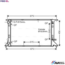 RADIATOR ENGINE COOLING