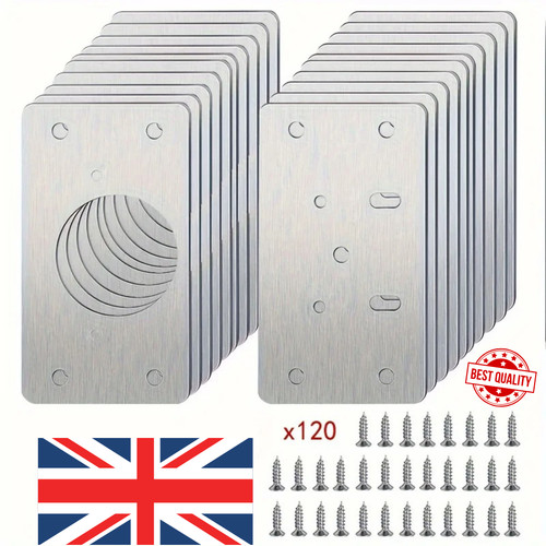 10x hinge repair - plate, cabinet