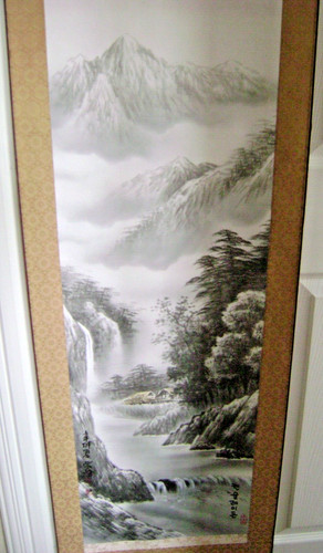 Chinese scroll painting - scroll,