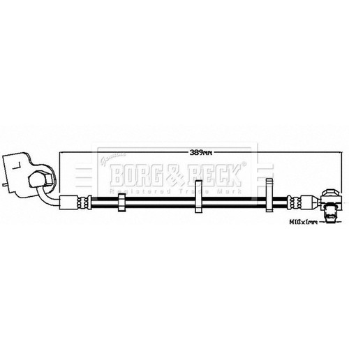 Brake hose for jaguar - brake, xjr